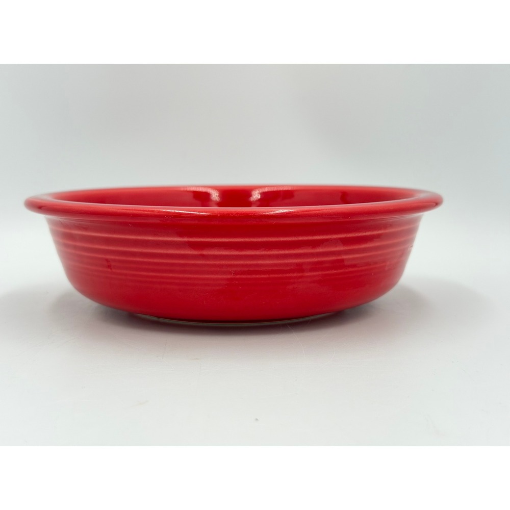 Fiesta HLC Red 7" Rimmed Cereal Soup Bowl USA